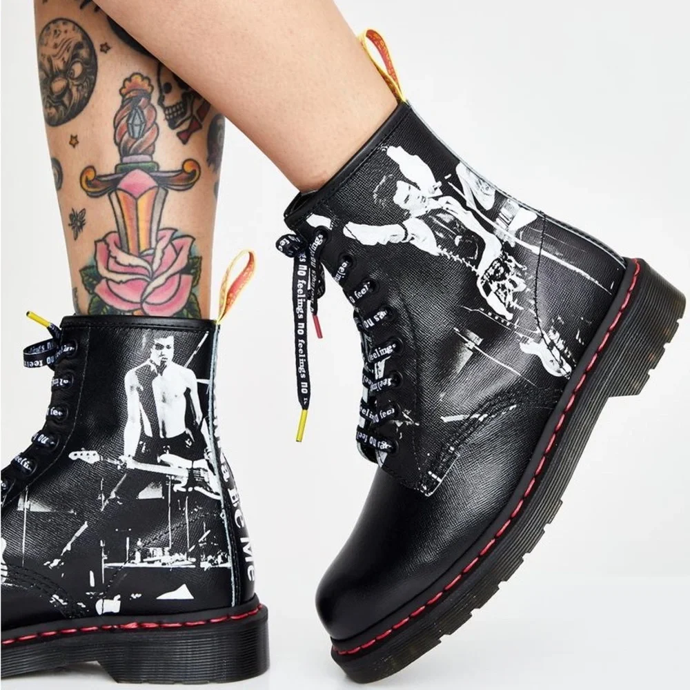 Dr. Martens Limited Edition Sex Pistols Boots - Picture 1 of 11